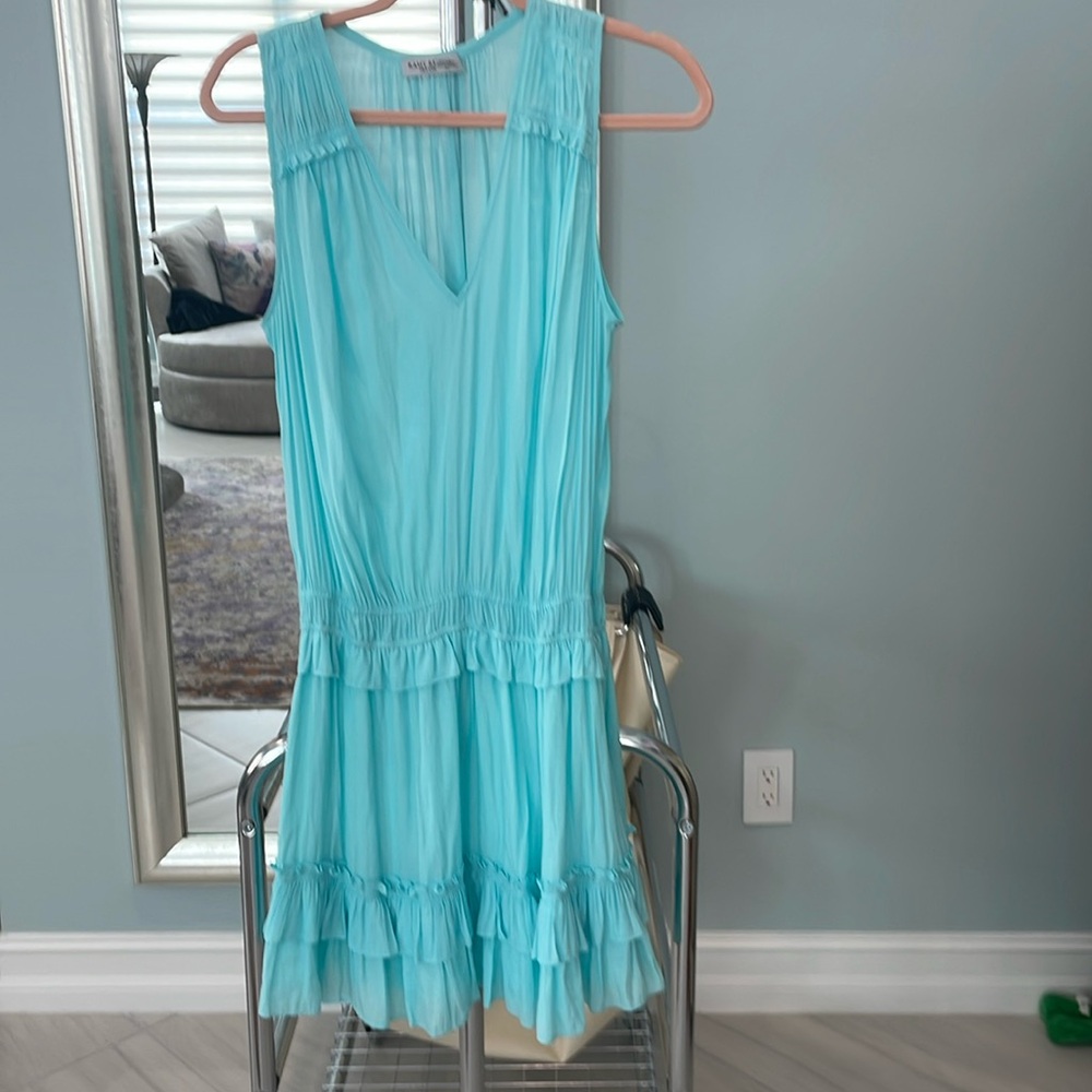 Ramy Brook blue mini dress M